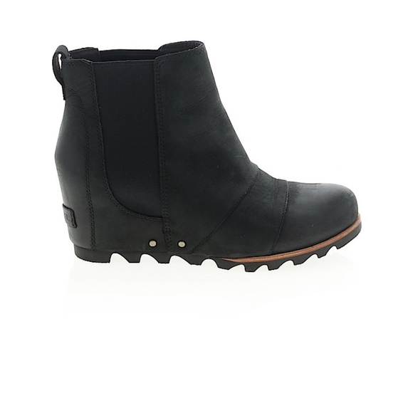 Sorel Shoes - Sorel Lea Wedge Boots Black Size 8.5